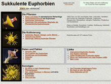 Tablet Screenshot of euphorbia.de